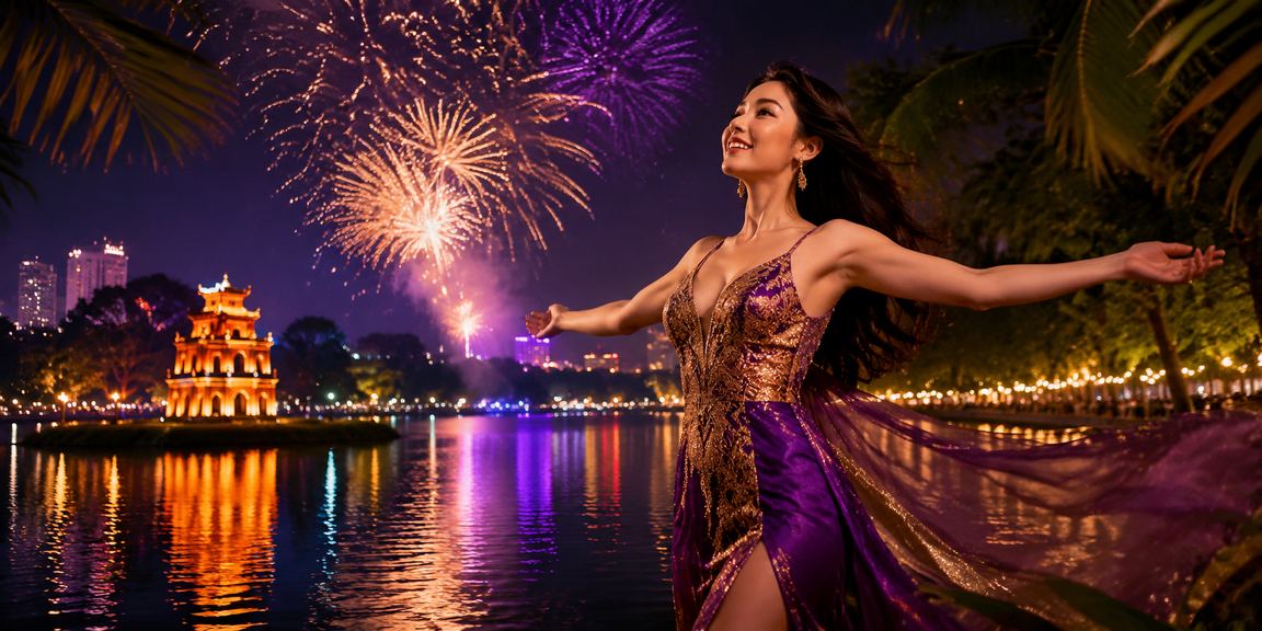 Lễ hội giải trí và thể thao sôi động tại Hà Nội với màn hình chiếu sự kiện lớn
