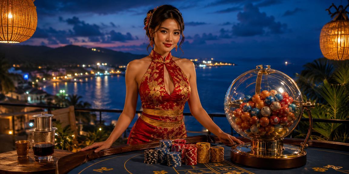 Người dùng tại Phú Quốc thư giãn với cà phê và kiểm tra tài khoản cá cược trực tuyến